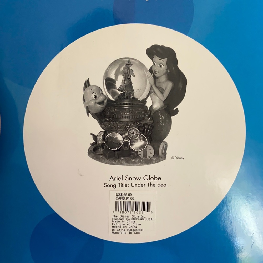 Little Mermaid Snowglobe